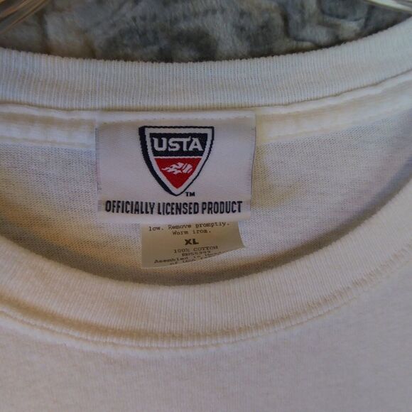 2009 US Open Championships Shirt Adult Extra Large XL White Tennis Long Sleeve - Picture 2 of 11